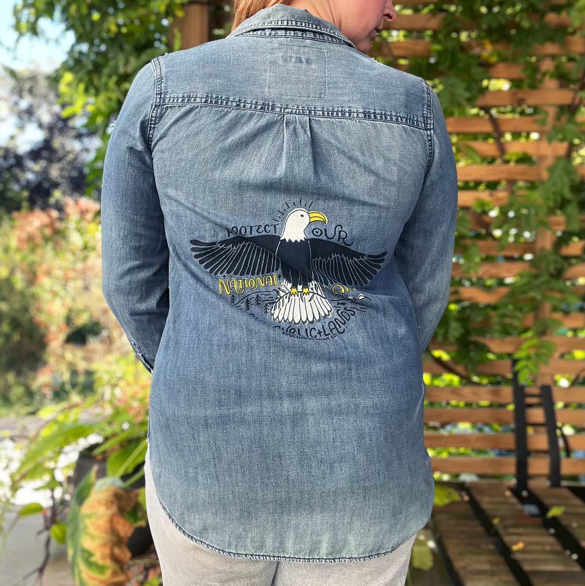 National Parks | Dark Blue Button Up | Medium