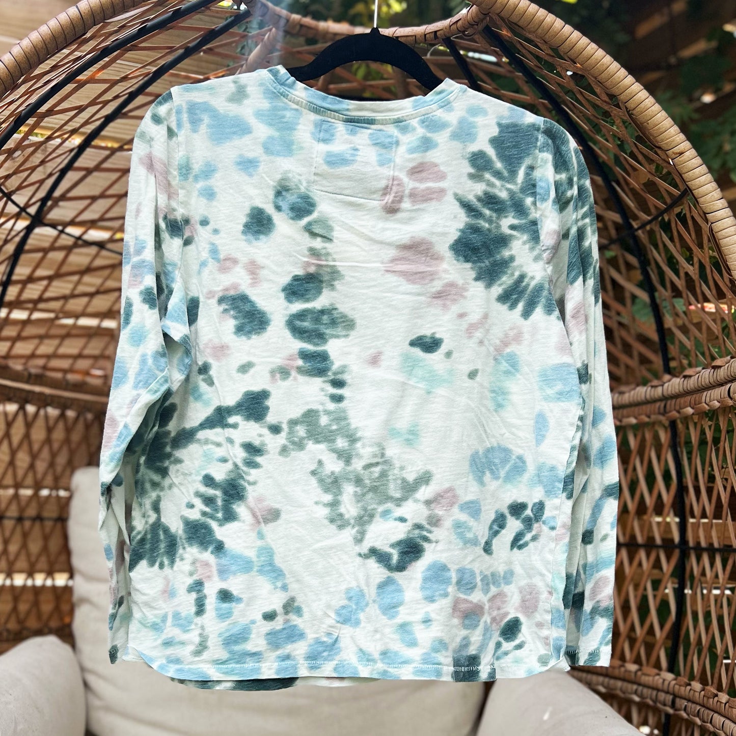 Strong Tree | Blue / Green / Pink Tiedye Long Sleeve | Medium