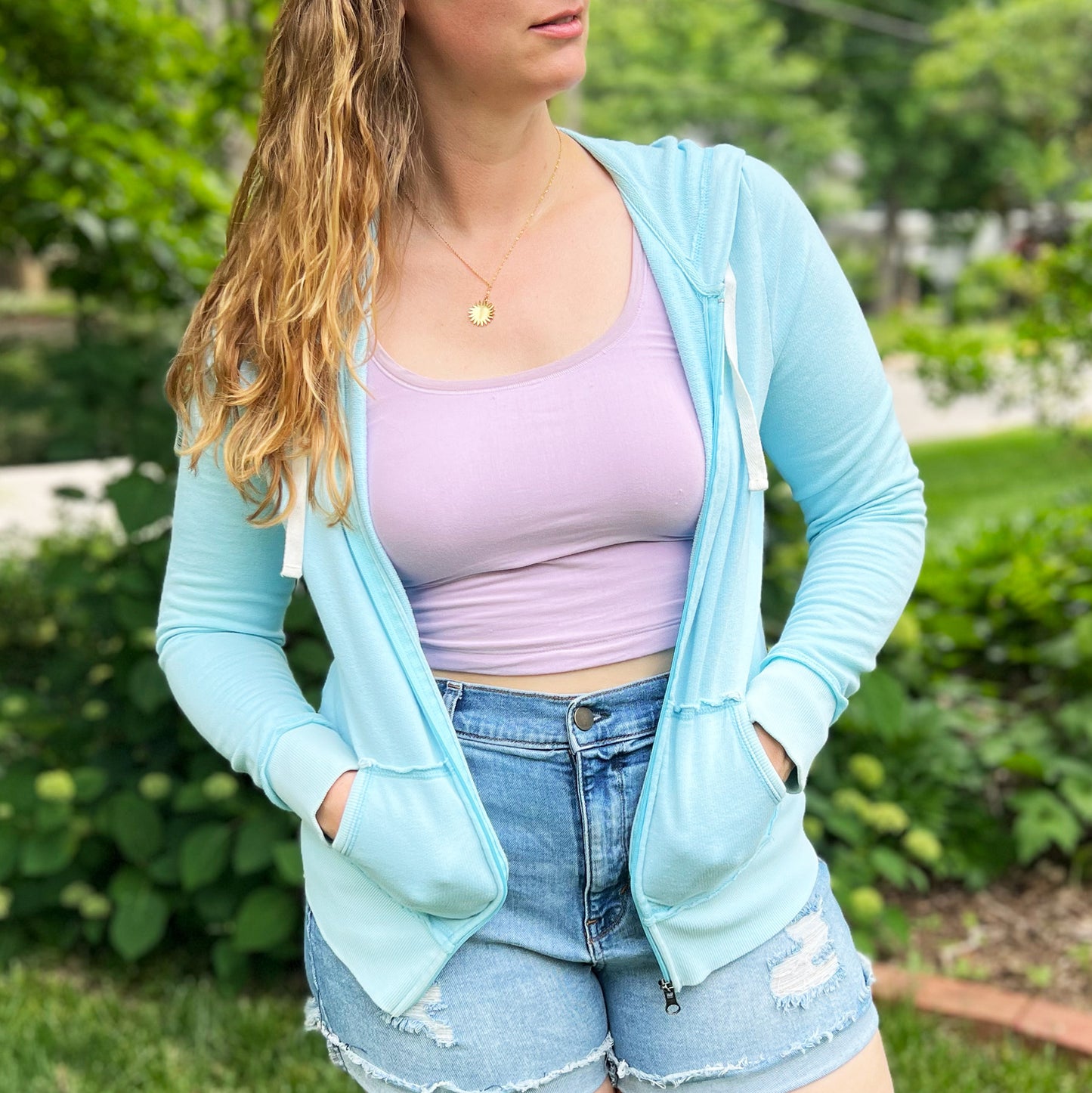 National Parks | Blue Zip Up Jacket | Large