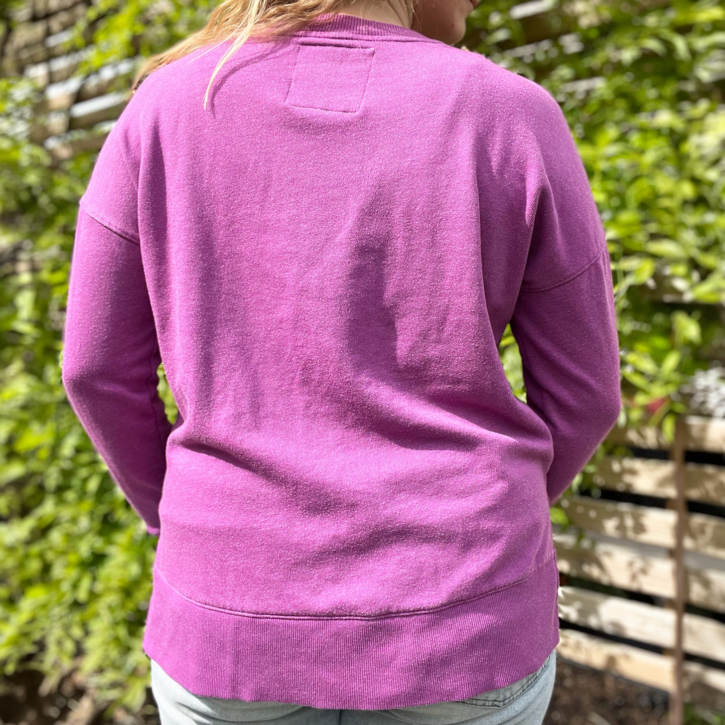 Stronger Together | June Birth Flower | Purple Sweatshirt | Medium
