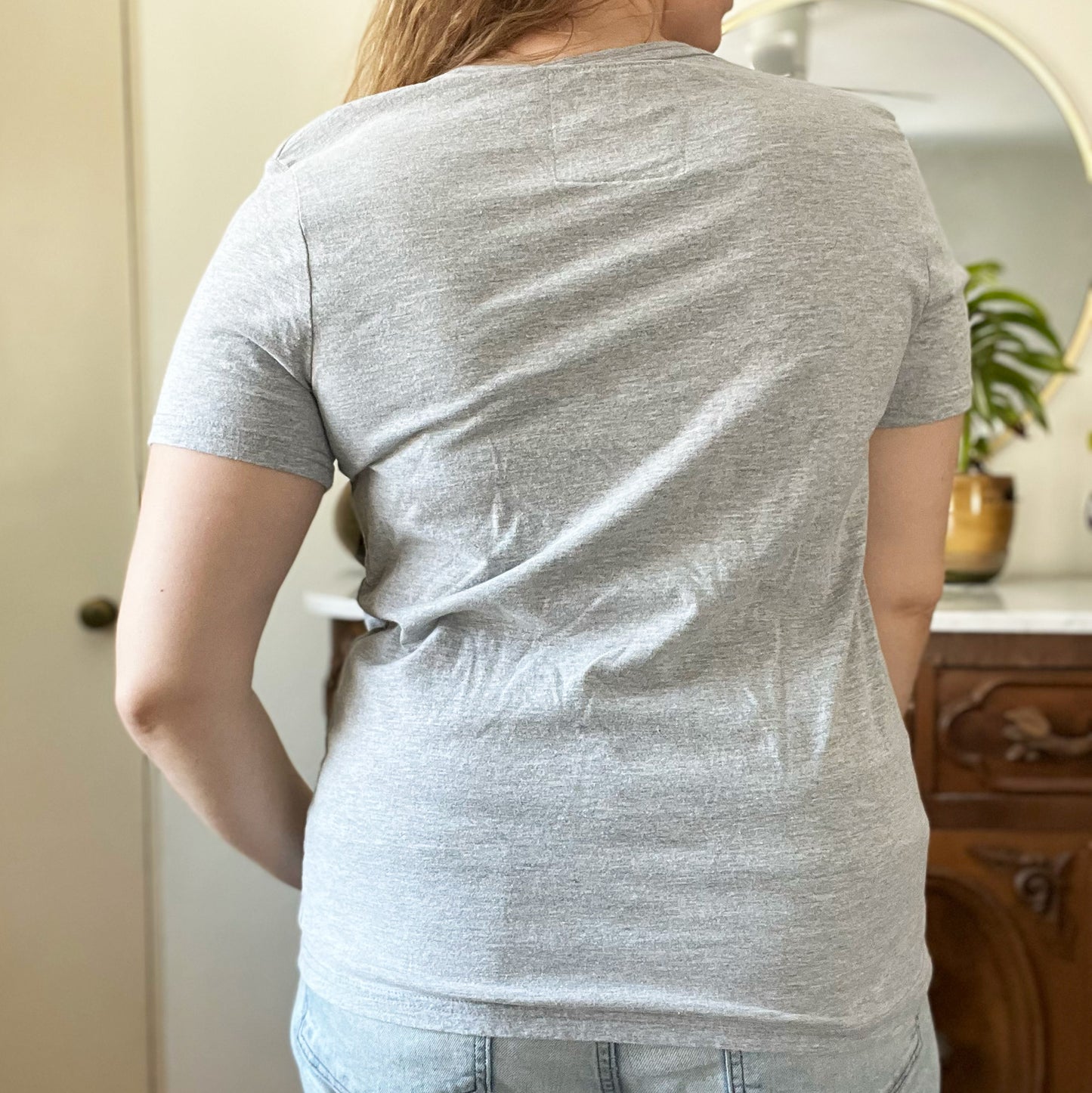 Home Sweet Indiana | Gray Tee | Large