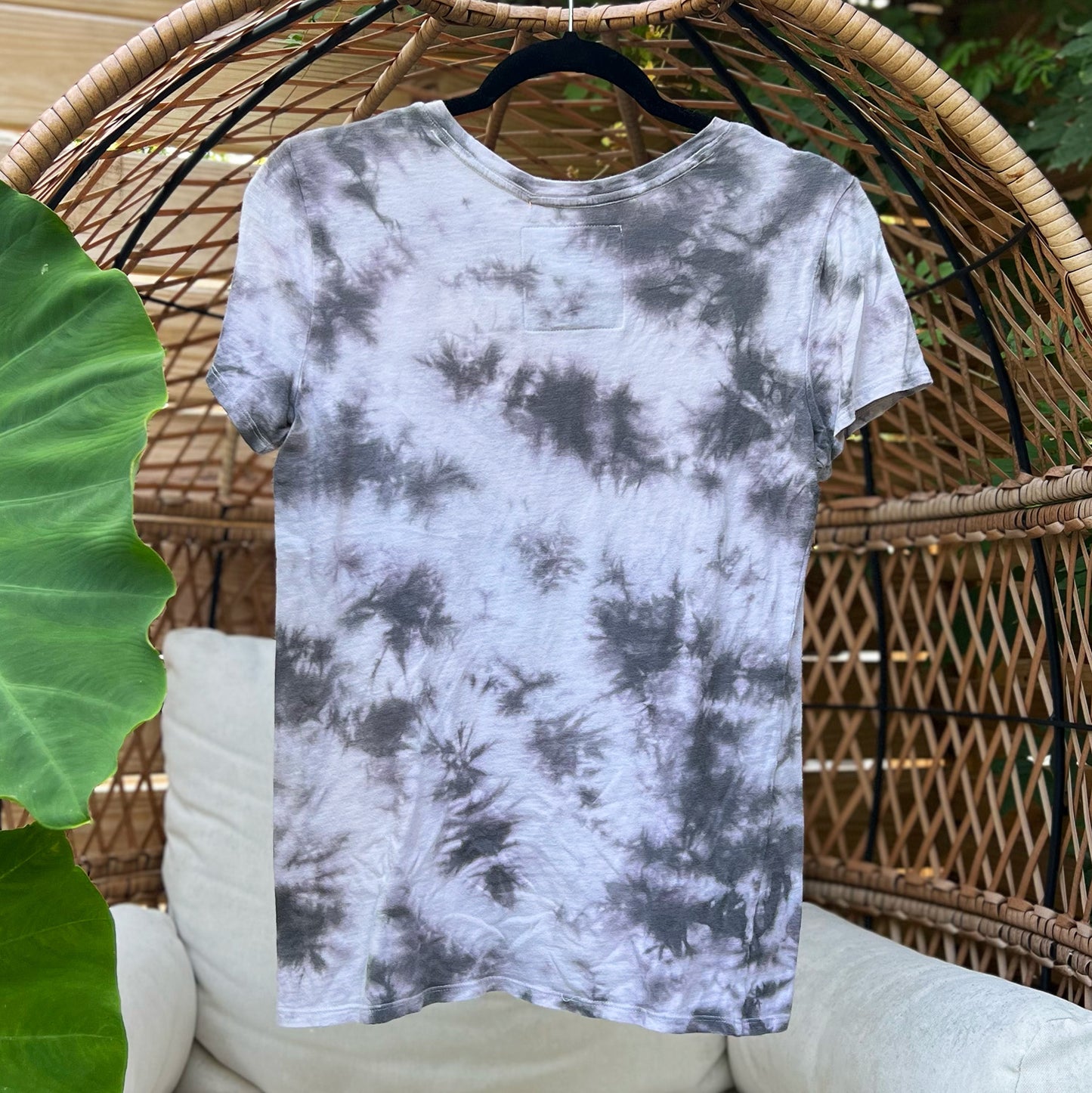 Typewriter | Gray Tiedye Tee | XS