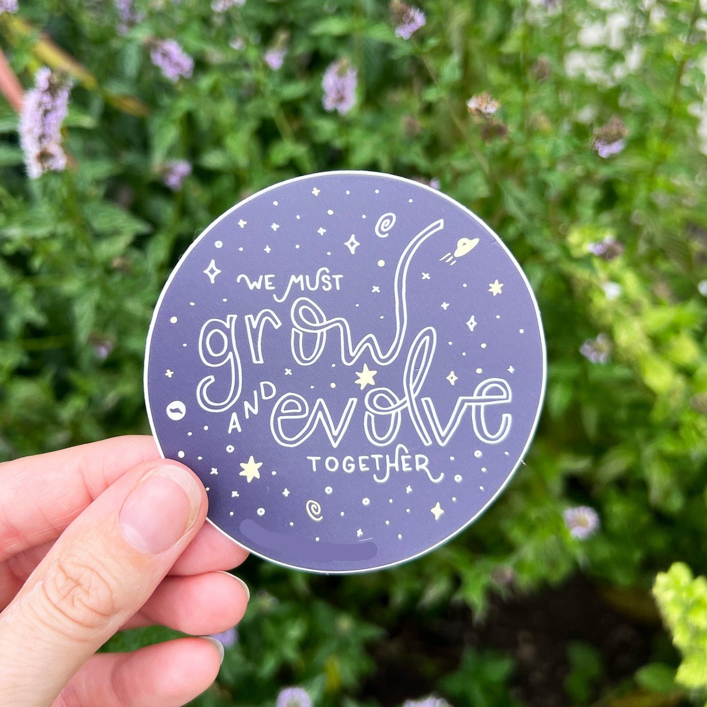 Vinyl Sticker | Grow & Evolve Together