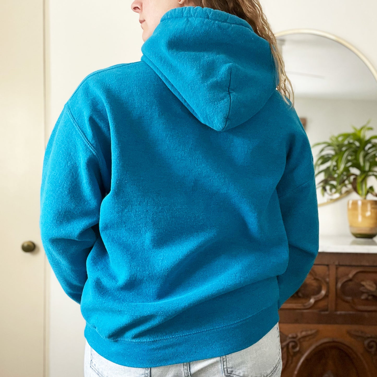 Koi Fish | Nevertheless We Persisted | Dark Blue Hoodie | Large