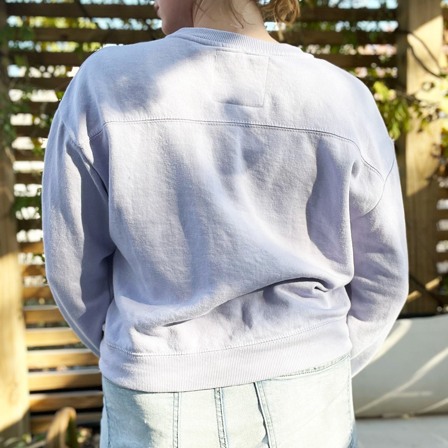 Stay Feral | Opossum | Lt. Purple Sweatshirt | Large