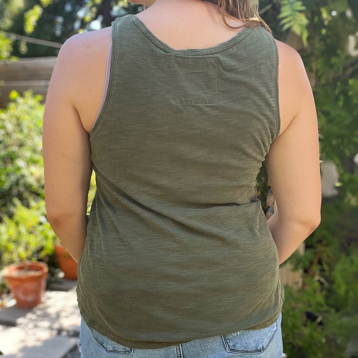 National Parks | Olive Green Tank Top | Small