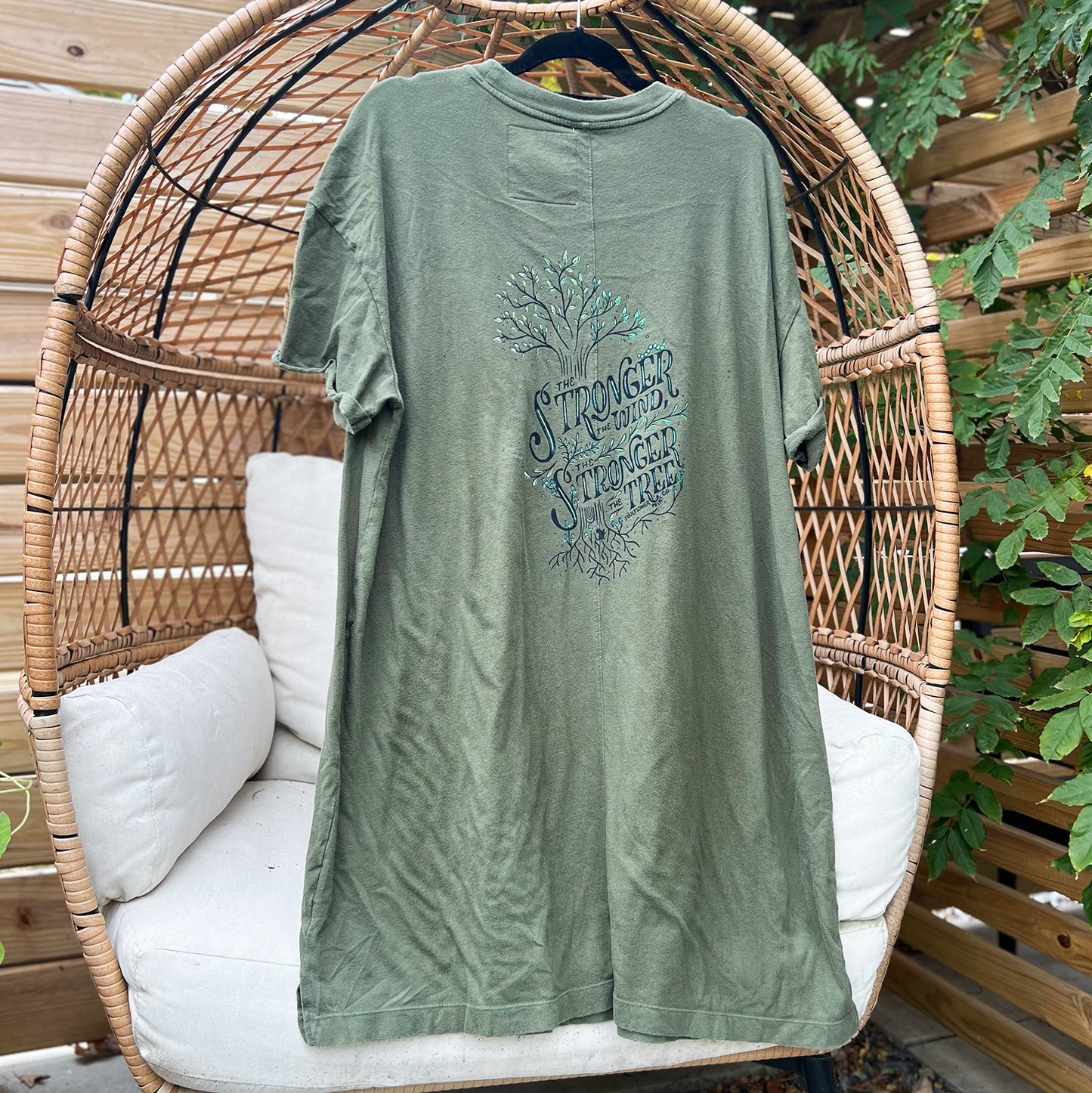 Strong Tree | Olive Green Dress | 3X