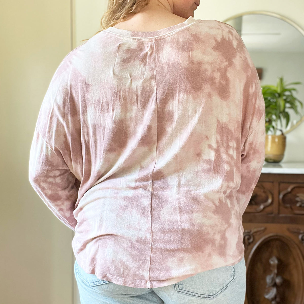 Stay Feral | Opossum | Purple Tiedye Long Sleeve Shirt | XL