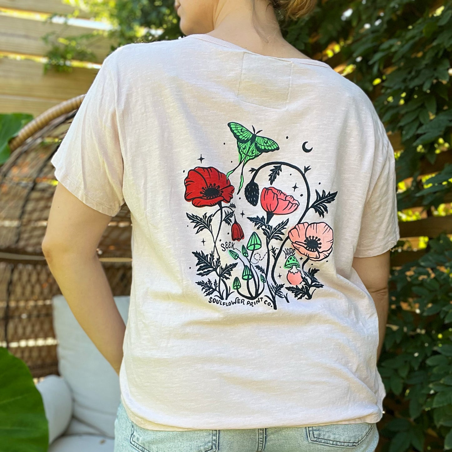 Seek Hope | Pink Pocket Tee | 2X