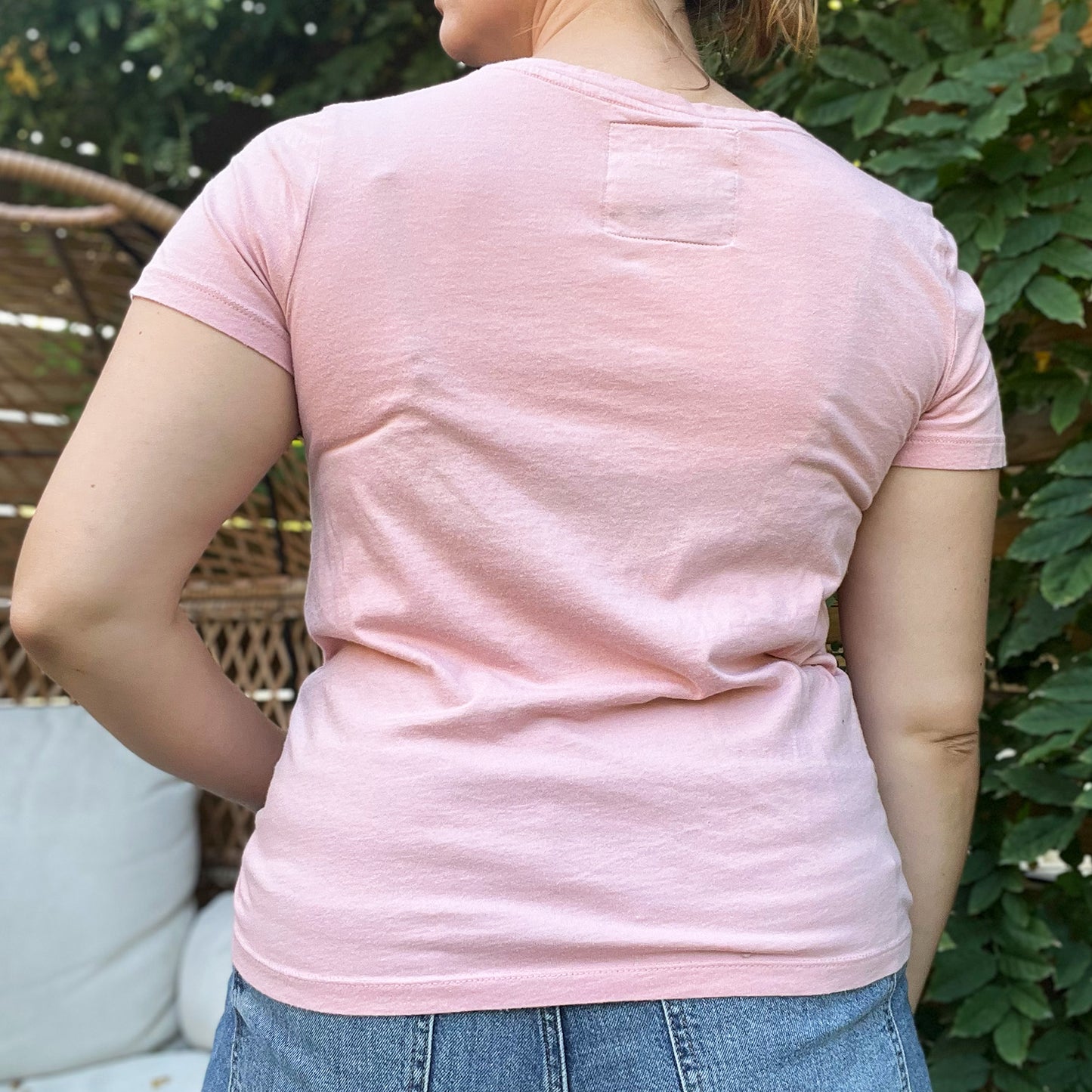 Self Care Cat | Pink Tee | Medium