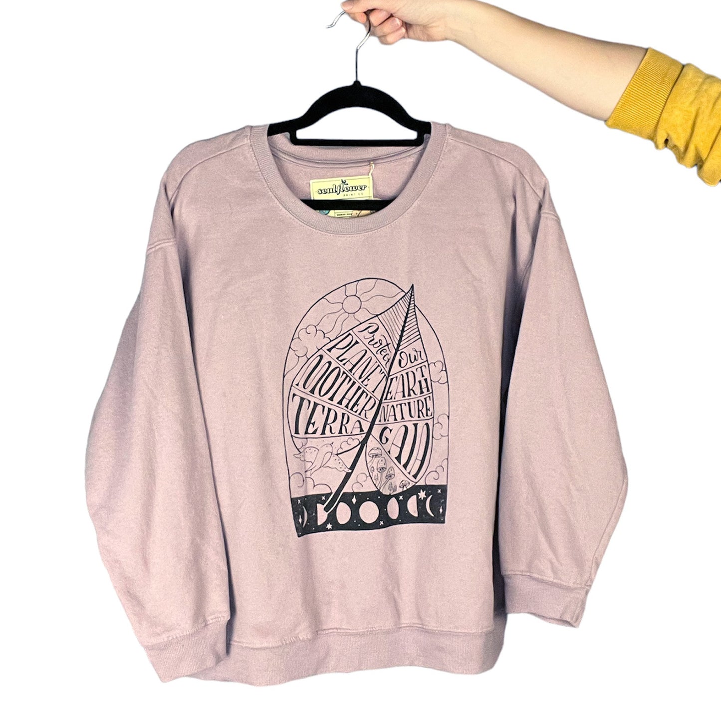 Protect Mother Nature | Light Purple Sweater | 2X