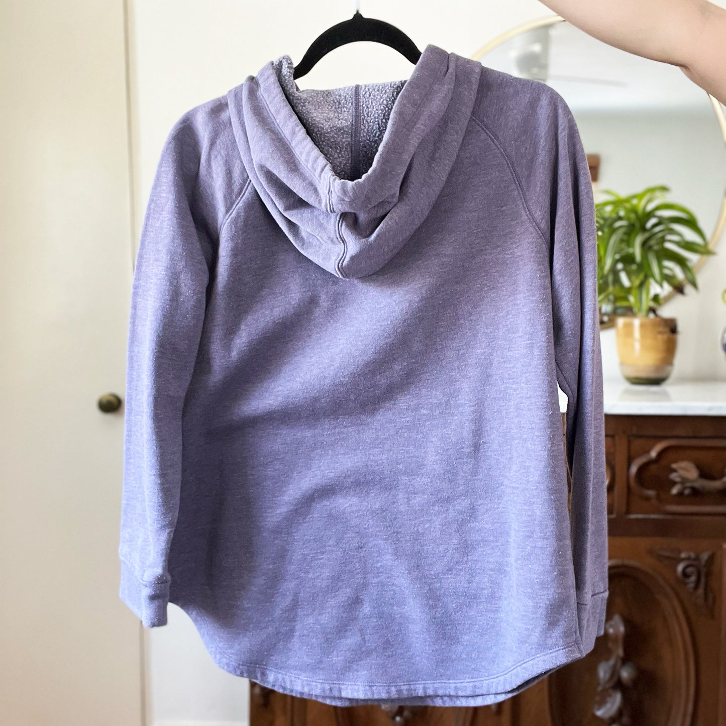 Home Sweet Indiana | Purple Sweatshirt Hoodie | Small