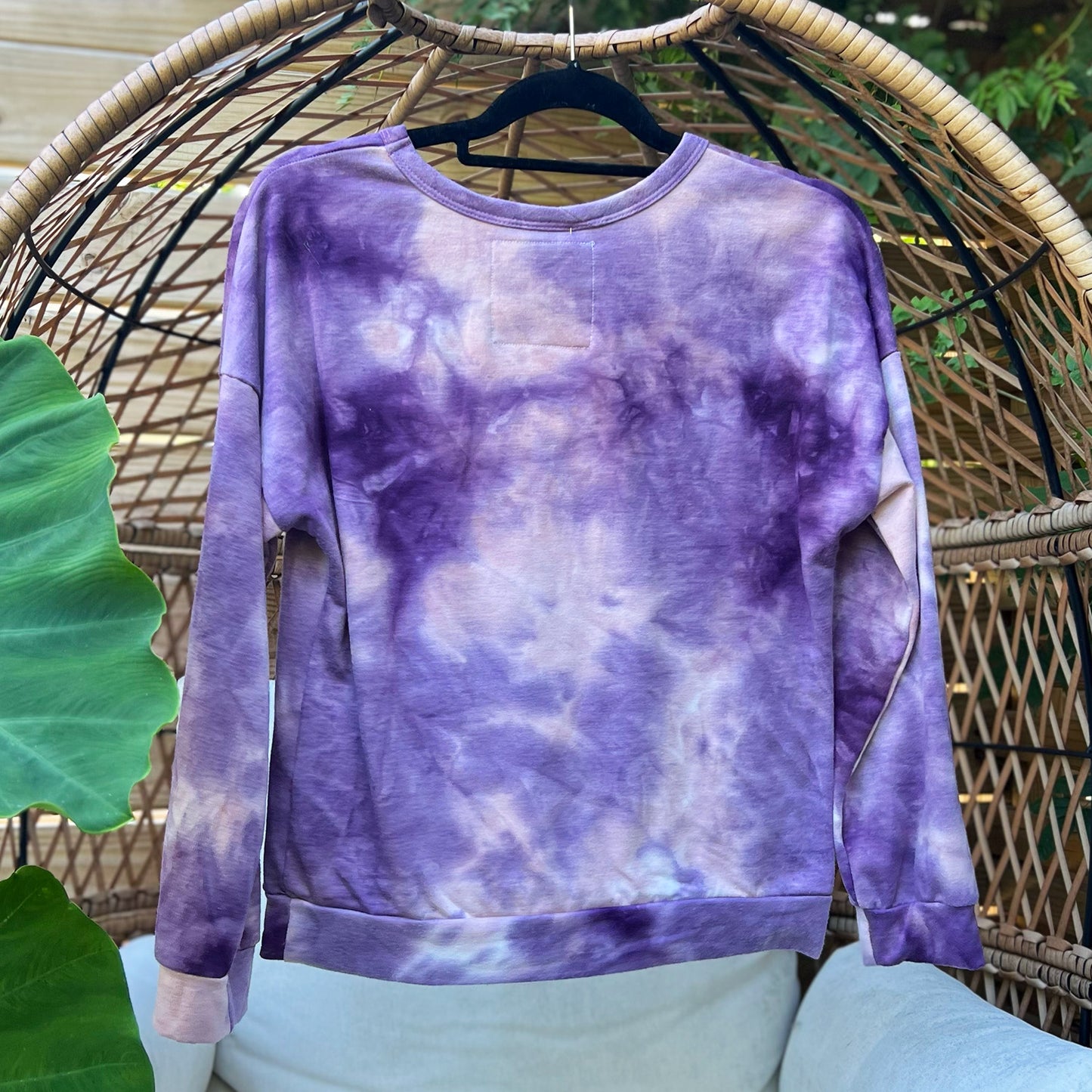Wild & Free | Purple Tiedye Long Sleeve | Small