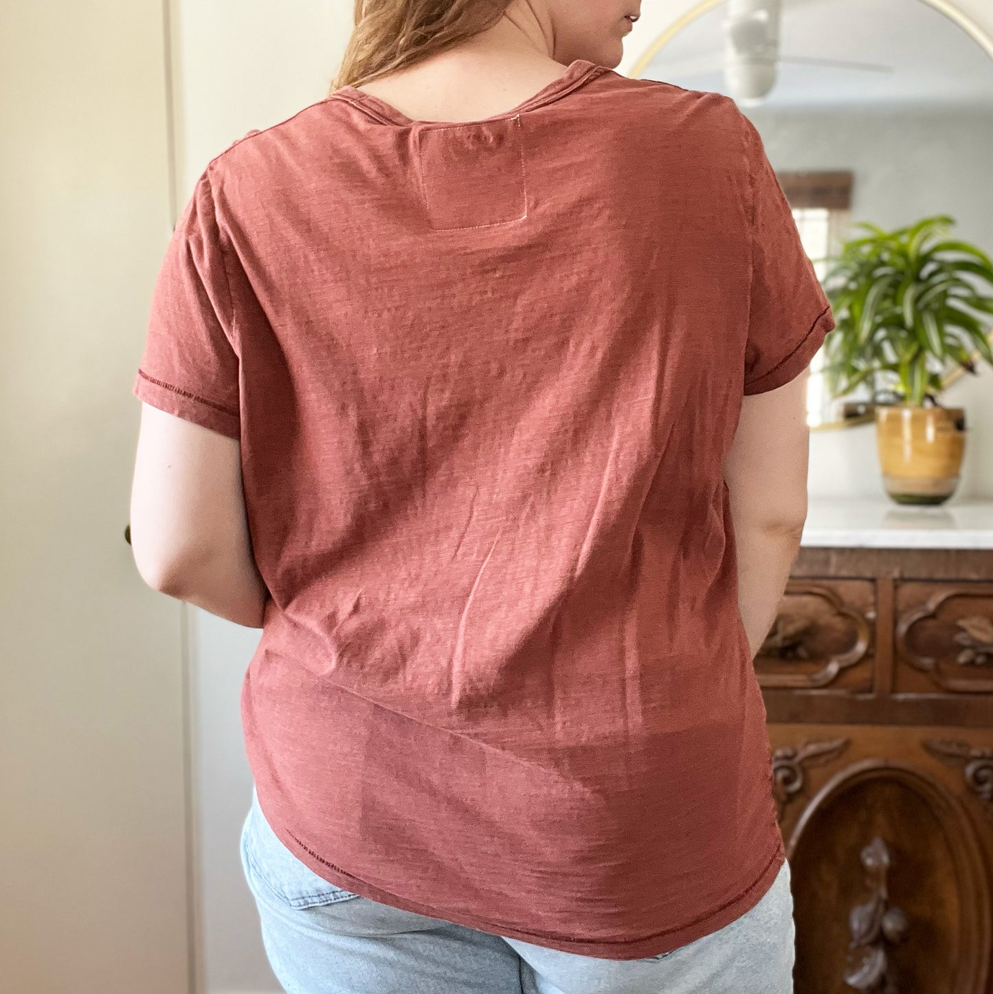 Home Sweet Indiana | Reddish Brown Tee | 2X