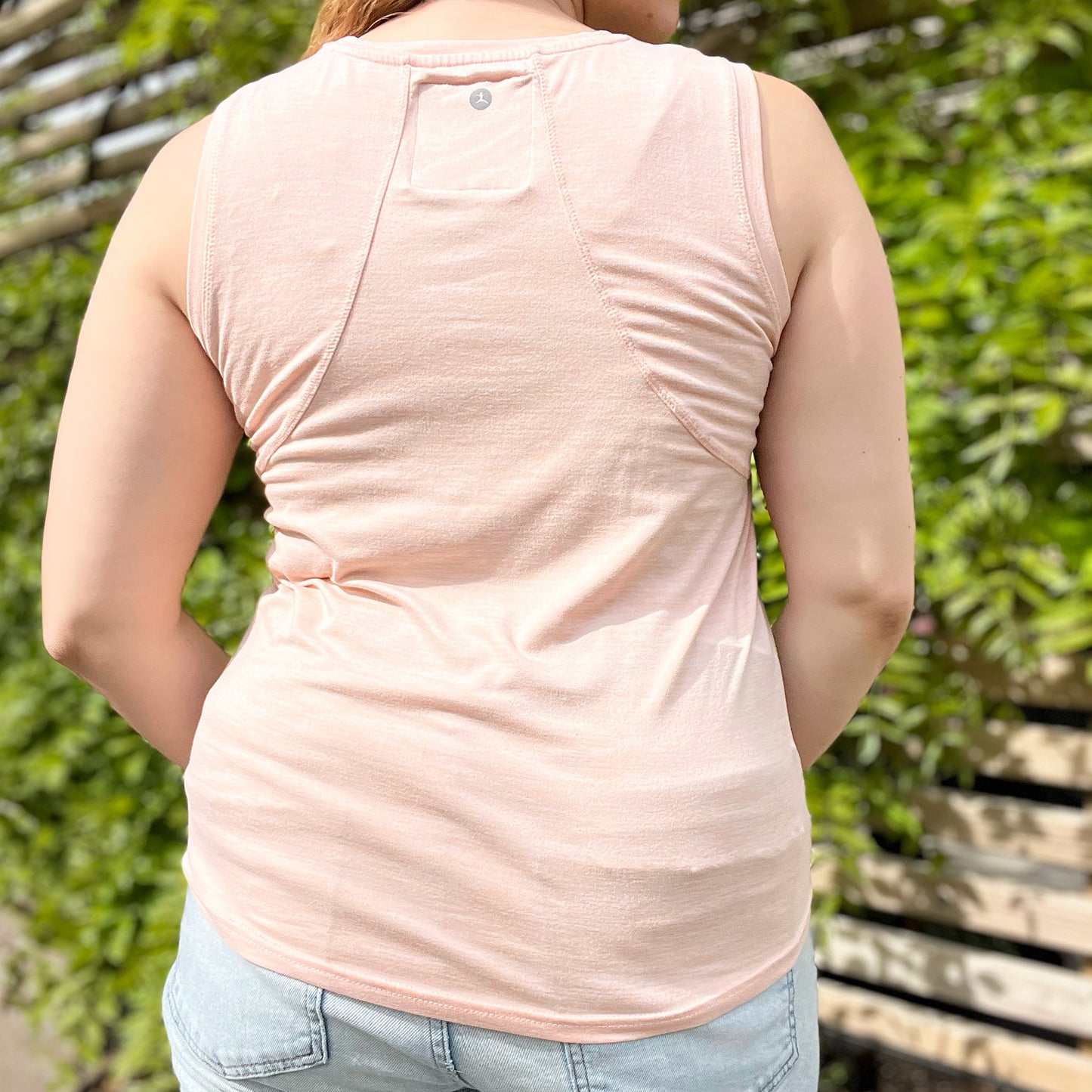 Stronger Together | June Birth Flower | Peachy Pink Tank Top | Small