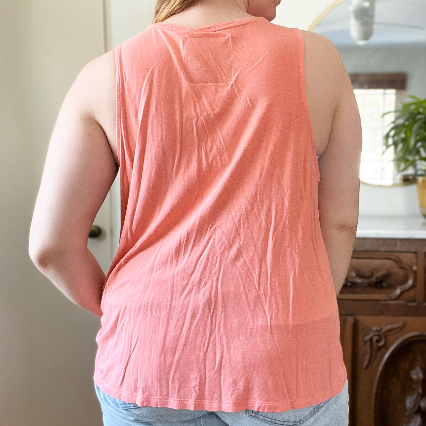 Home Sweet Indiana | Pink Tank Top | 2X