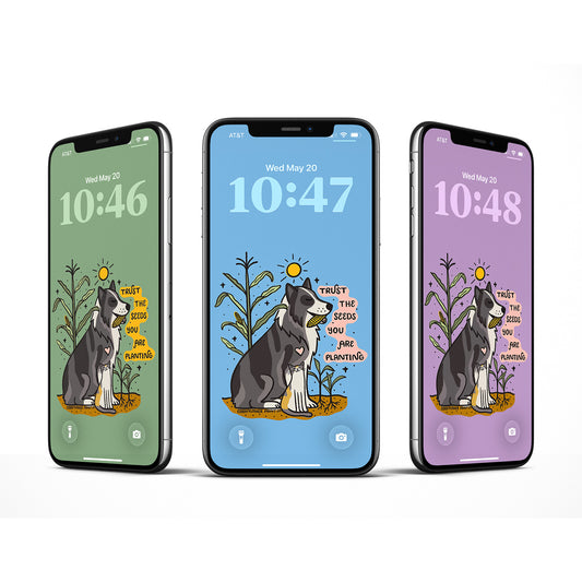Wallpaper Bundle | Jackie & Peanut