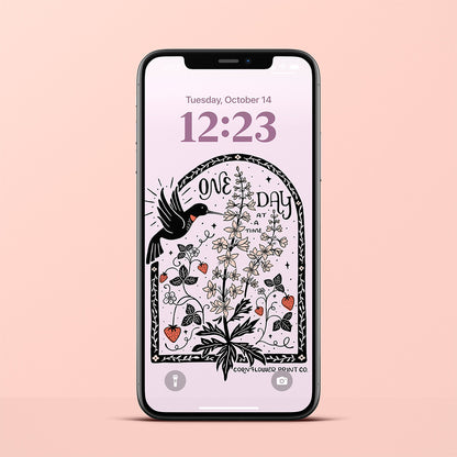 Wallpaper Bundle | July Birth Flower | Larkspur