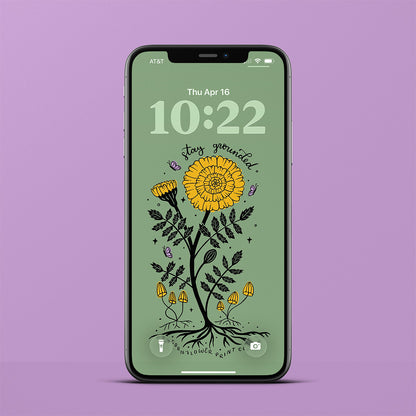 Wallpaper Bundle | October Birth Flower | Marigold