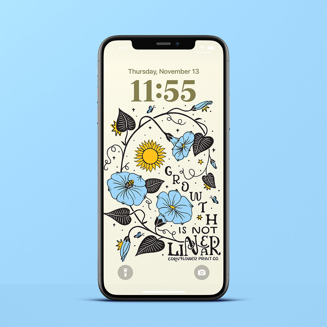 Wallpaper Bundle | September Birth Flower | Morning Glory