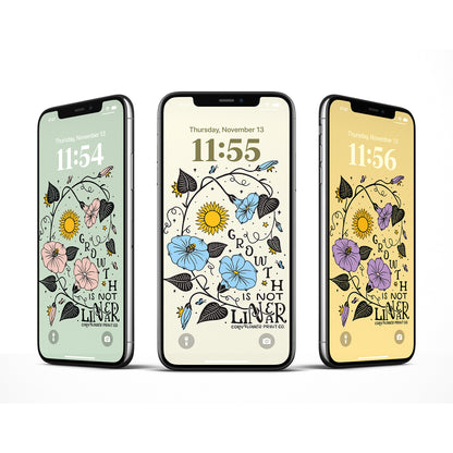 Wallpaper Bundle | September Birth Flower | Morning Glory