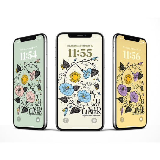 Wallpaper Bundle | September Birth Flower | Morning Glory