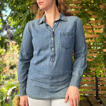 National Parks | Dark Blue Button Up | Medium