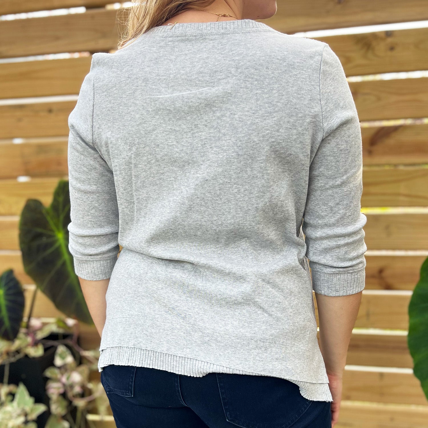 Brave & Kind | Gray 3/4 Sleeve | Medium.