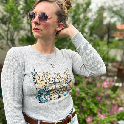 Brave & Kind | Gray Long Sleeve | Medium