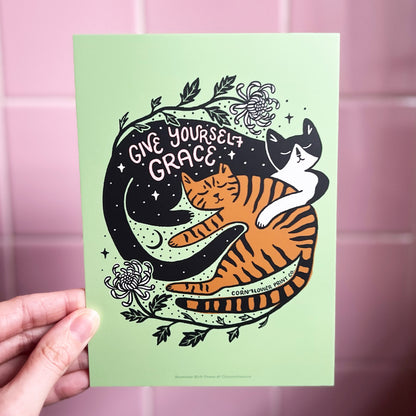 Postcard | November Birth Flower | Chrysanthemum