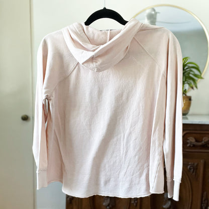 Shop Local | Light Pink Long Sleeve Hoodie | XS