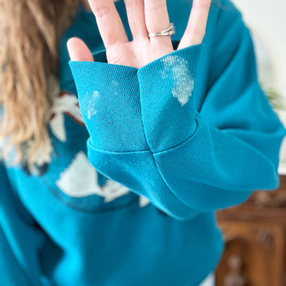 Koi Fish | Nevertheless We Persisted | Dark Blue Sweatshirt | Large