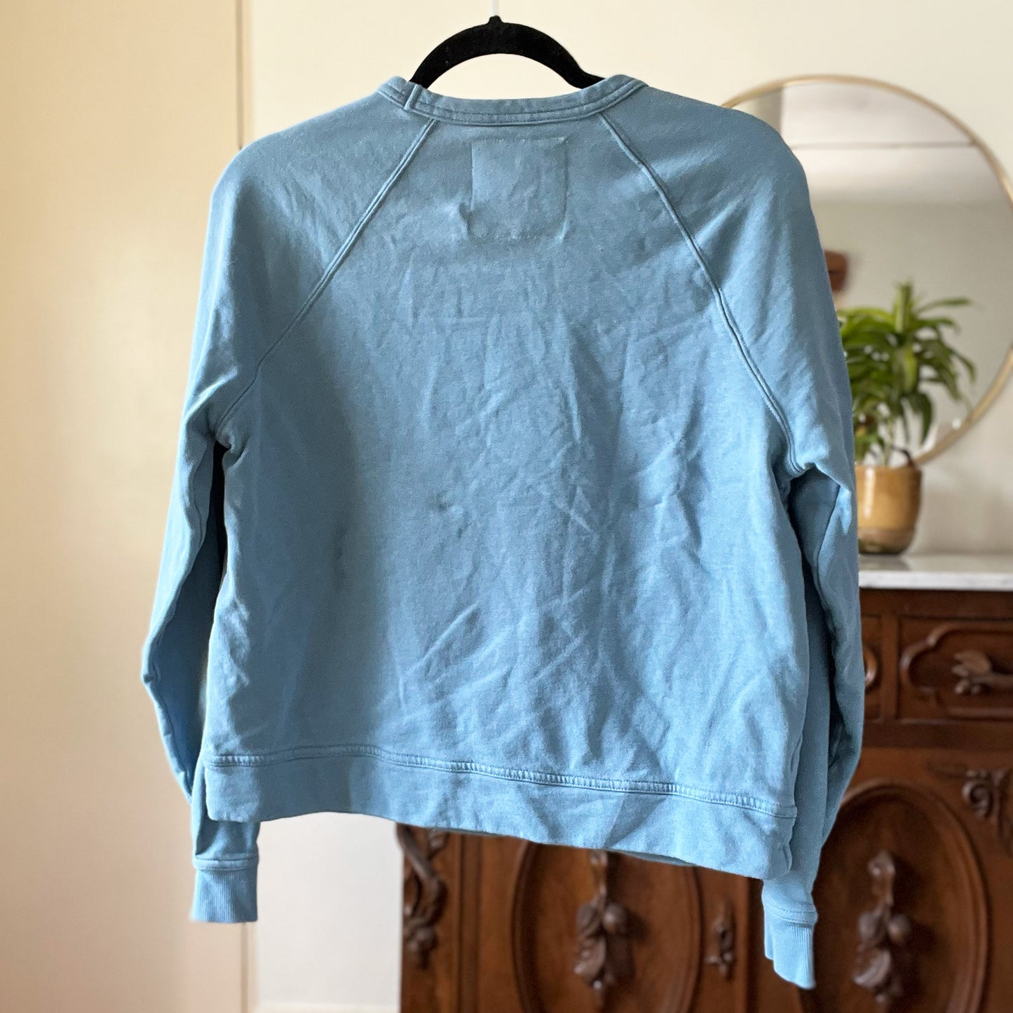 Stay Feral | Opossum | Blue Sweatshirt | XS