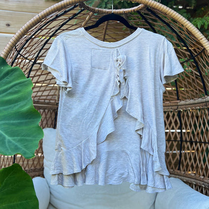 Brave & Kind | Cream Flowy Tee | X-Small