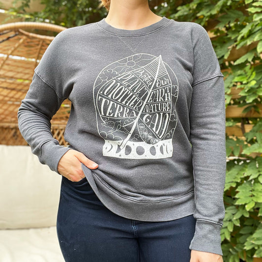 Protect Mother Nature | Gray Sweatshirt | Small