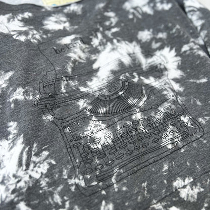 Typewriter | Gray Tiedye Long Sleeve | XS