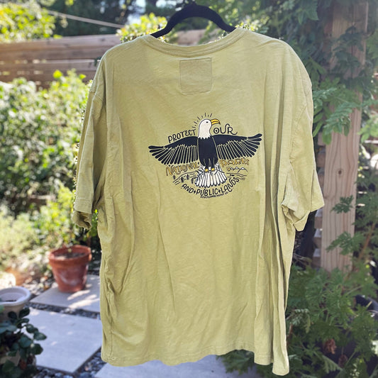 National Parks | Green Pocket Tee | 3X