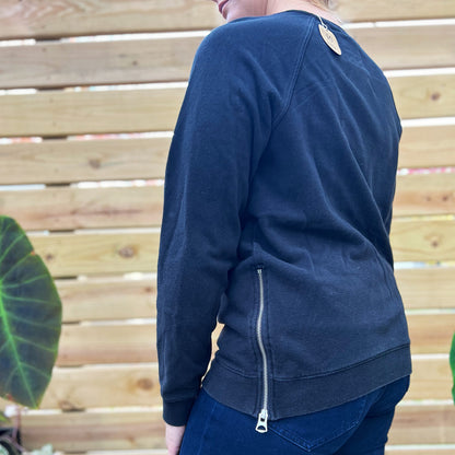 Grow & Evolve | Black Sweater | Medium.