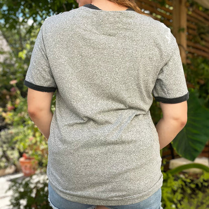 September Birth Flower | Morning Glory | Heather Green Tee | Medium