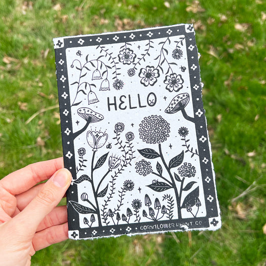 Handmade Greeting Card | Hello