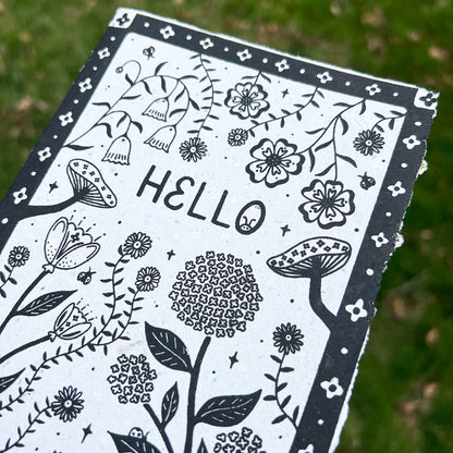 Handmade Greeting Card | Hello