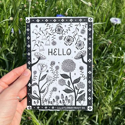 Handmade Greeting Card | Hello