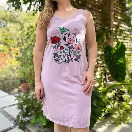 Seek Hope | August Birth Flower | Lt. Purple Tank Dress | Medium