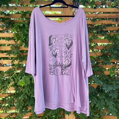 Wild & Free | Purple Tee | 5X
