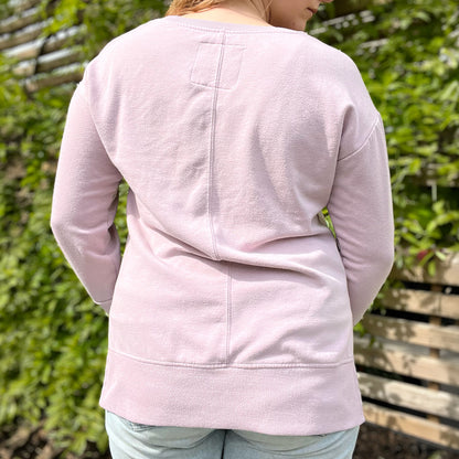 Stronger Together | June Birth Flower | Light Purple Lightweight Sweatshirt | Medium
