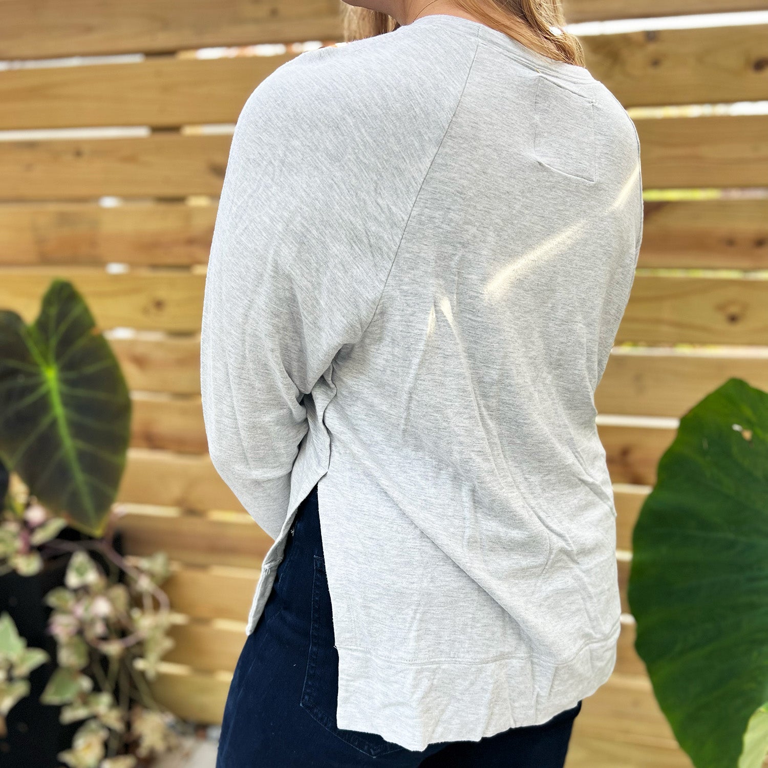 Protect Mother Nature | Light Gray Long Sleeve | Medium.