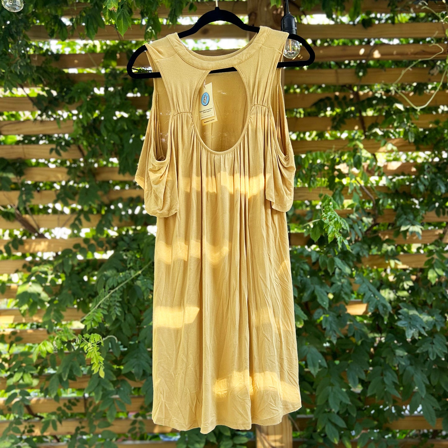 Typewriter | Mustard Yellow Dress | Small