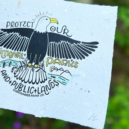 Handmade Paper Poster | National Parks