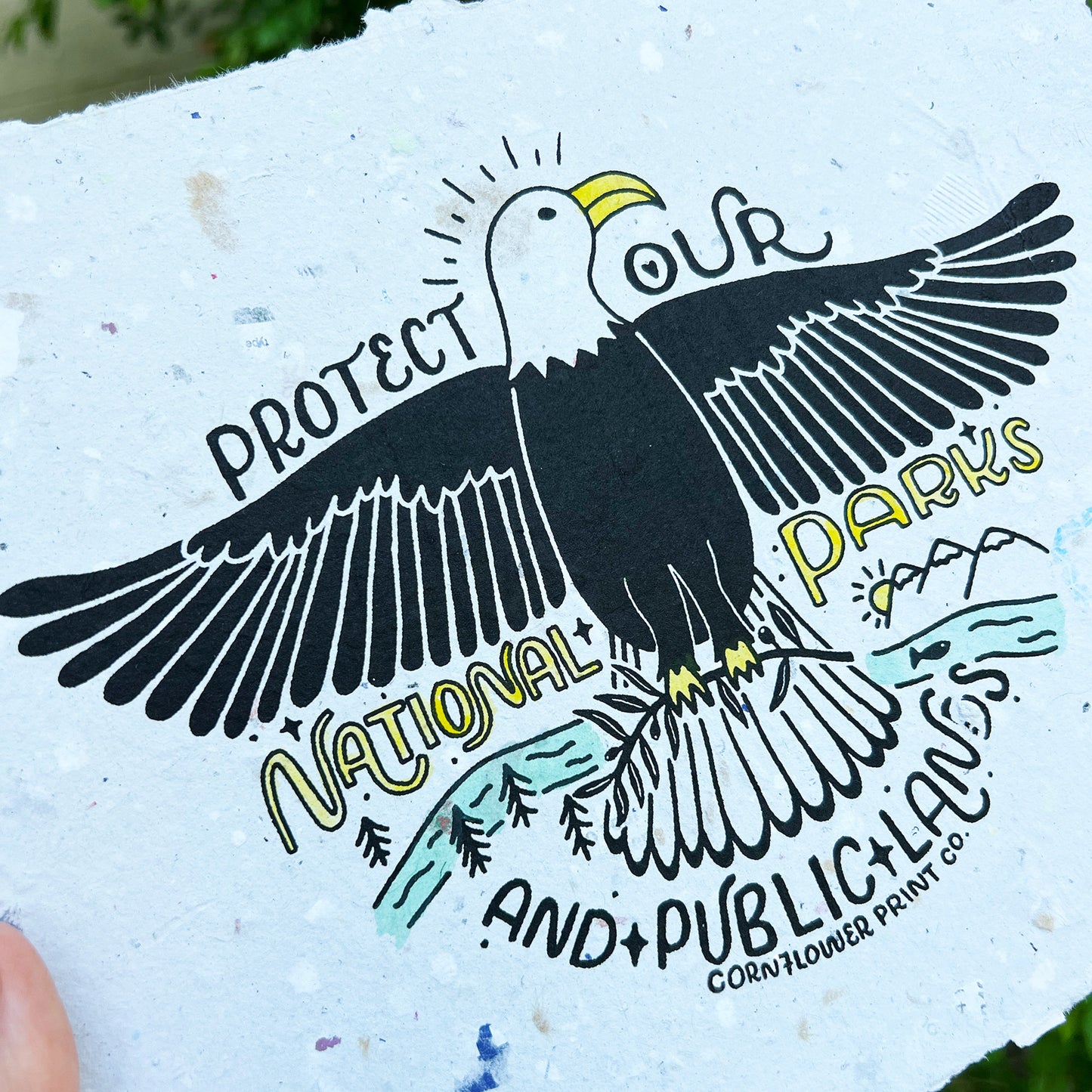 Handmade Paper Poster | National Parks