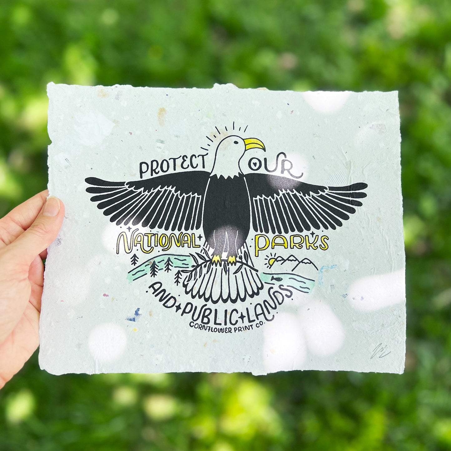 Handmade Paper Poster | National Parks